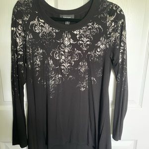 NWT Karen Kane metallic print tunic top - Purchased new from Belk